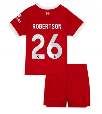 Maillot de foot Liverpool Andrew Robertson #26 Domicile enfant 2023-24 Manches Courte (+ pantalon court)
